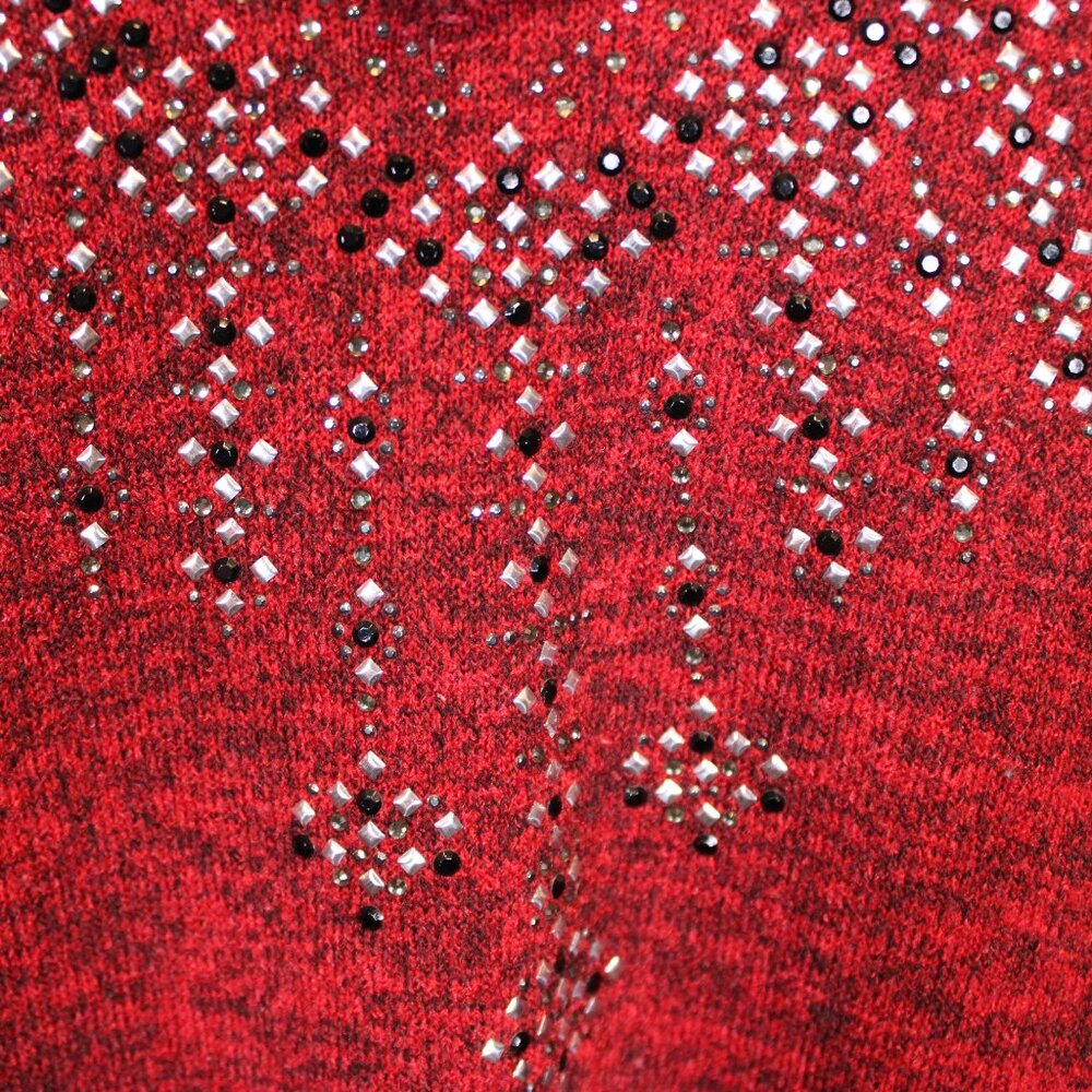 Style & Co. Embellished Sweater Size PL Christmas Party Ready! - Picture 4 of 8